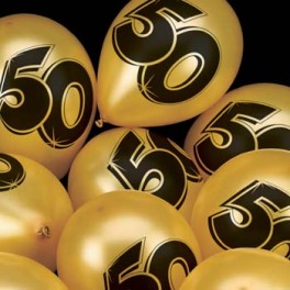 50-goud-ballon